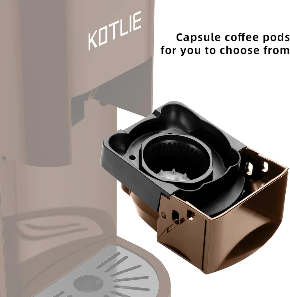 AC-513K/AC-513F Kaffeemaschinenzubehör Kapseln für Lavazza Blue Braun - Bild 2 von 4