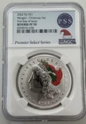 2022 Fiji Morgan Dollar Christmas Hat NGC Reverse PF 70 FDI