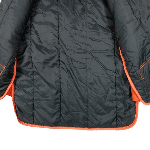 Chaleco acolchado vintage Refrigiwear para hombre grande naranja brillante garra cremallera caza - Imagen 8 de 21
