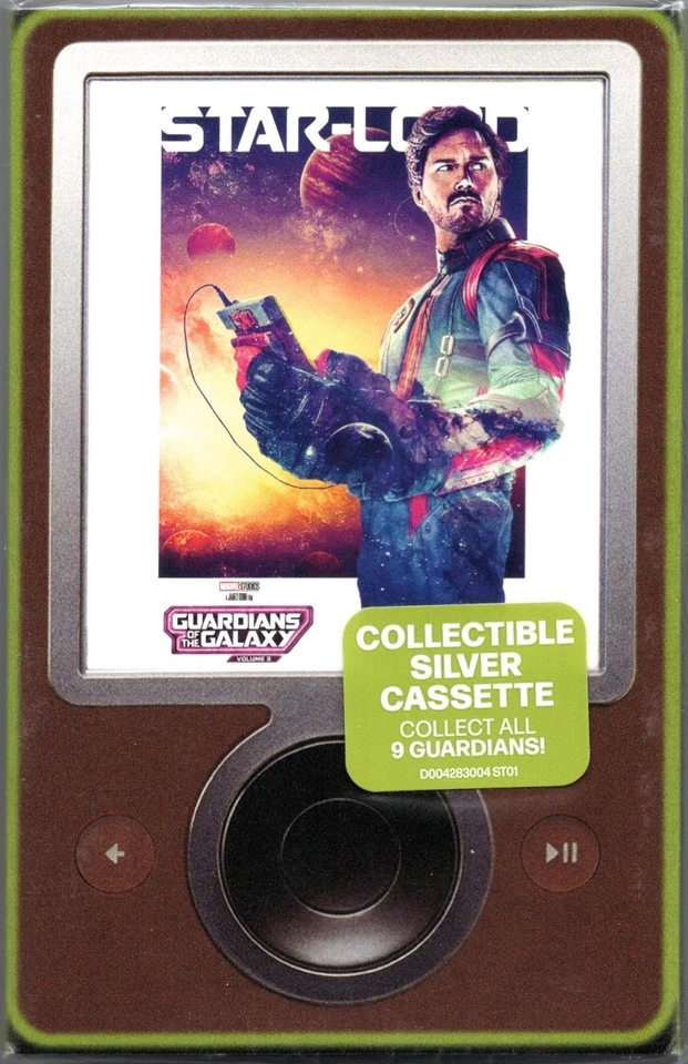 Star-Lord SILVER CASSETTE----  GUARDIANS OF THE GALAXY Awesome Mix Vol. 3   1113 - Image 3 of 4