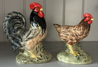 Babbacombe Keramik handbemalt Hahn & Huhn Figuren Brian Lownds-Pateman