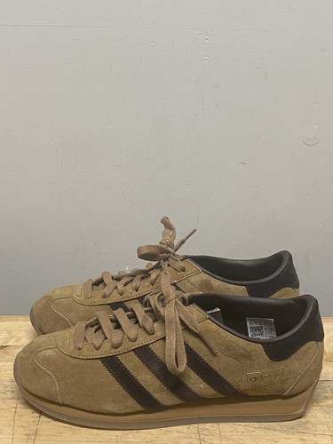 New Adidas Originals Country Japan ID9210 Sneakers Brown Men’s Shoes Sz 7.5 - Picture 8 of 17