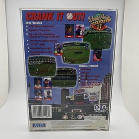 World Series Baseball II (Sega Saturn, 1996) complete in box