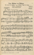 Von Bühne zu Bühne, Opern-Potpourri, Oscar Fetrás, für Salonorchester