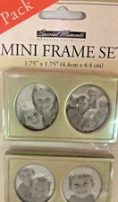 Special Moments Mini Photo Picture Frame Set 1.75" X 1.75" 2 Pack