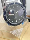 Vintage 1980s Mens Timex Marlin “Red Dot” Diver Sport Mechanical Wristwatch 38mm