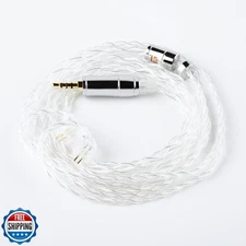 keephifi Upgrade Earphone Cable-KBEAR Limpid 4N 4 Core HiFi in Ear Monitor De