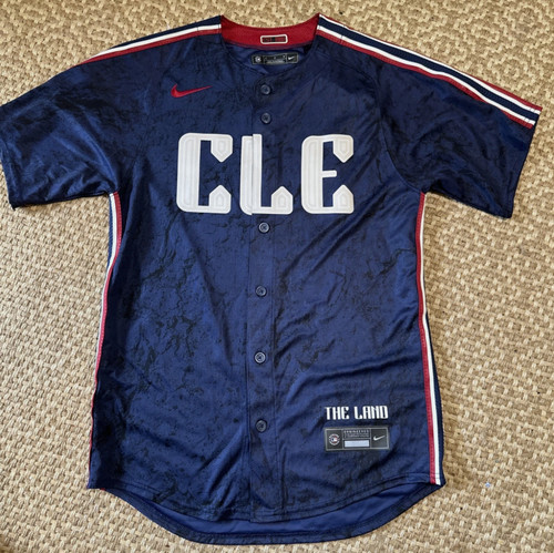 Cleveland Guardians Jose Ramirez #11 Navy Blue City Connect Jersey Size S-3XL