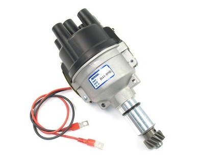 Pertronix Distributor, Industrial, Magnetic Pickup, Mechanical Advance Black