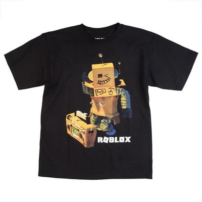 Roblox Black Boys Unisex Short Sleeve Tee  S-5XL
