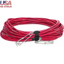 Heavy Duty Vinyl Float Line 550 lb Test Spearfishing Cord Stainless Steel Clips