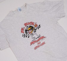 Vintage Single Stitch Band Shirt Dr Ducks Ax Wax Sz XL Guitar Promo 90s Music