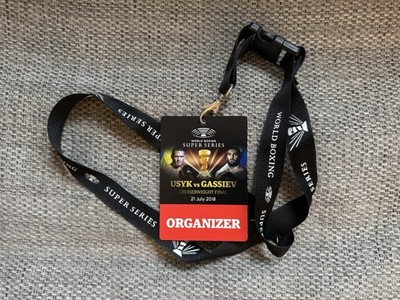 2x WBSS Cruiserweight Final Organiser Pässe/Akkreditierung. V selten beides zu haben!