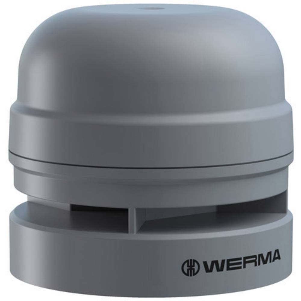 Sirène industrielle Werma 161.700.70 avertisseur sonore biton 12V 24V pour signalisation gris