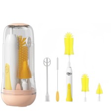 Travel Electric Baby Bottle Brush Set with Electric Bottle Cleaner and Water ...
