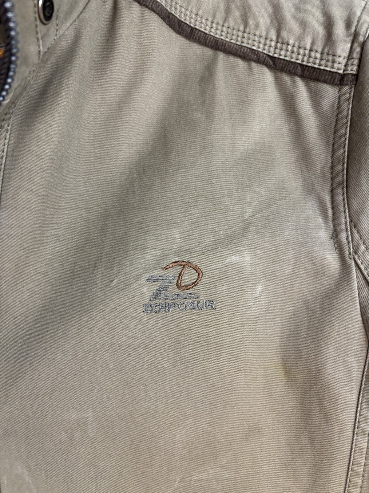 Playboy Collection Zip Up Jacket Large Green Bomb… - image 10