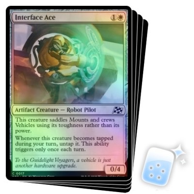 FOIL INTERFACE ACE X4 Aetherdrift DFT Magic MTG MINT CARD