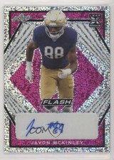 2021 Leaf Flash Pink 8/15 Javon McKinley #BA-JMK Auto no9