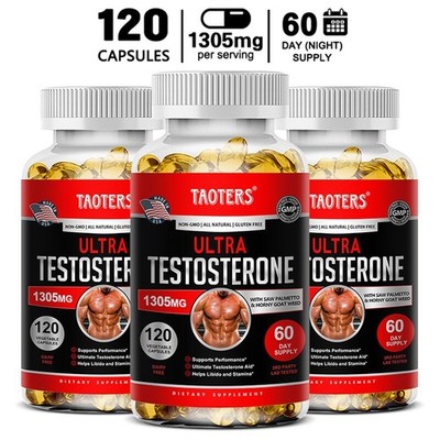 Super Test Supplements for Men, Energy, Muscle Growth, Strength Boost