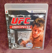 THQ UFC 2009 Undisputed Sony PlayStation 3 PS3 NTSC-U/C T-Teen 2009 Case