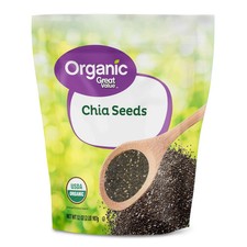 Great Value Organic Chia Seeds, 32 oz (907g) – USDA Organic, Gluten-Free