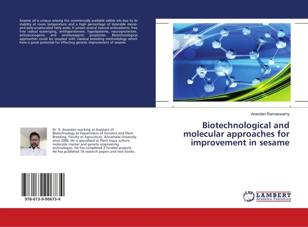 Anandan Ramaswamy | Biotechnological And Molecular Approaches For Improvement...-image