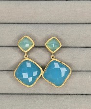 18k Gold Vermeil (Sterling Silver) Earrings F...