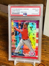 2019 Topps Juan Soto /5 Red Refractor PSA 9 National Convention Uncirculated 🔥