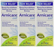 Arnica Montana Homeopathic Pain Relief 2.6oz Pack of 3 for Muscles Bruises
