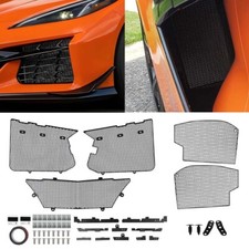 For Corvette C8 Z06 E-ray 2023-26 Radiator Guard Side Intake Mesh Grille Insert For Corvette C8 Z06 E-ray 2023-26 Radiator Guard Side Intake Mesh Grille Insert
