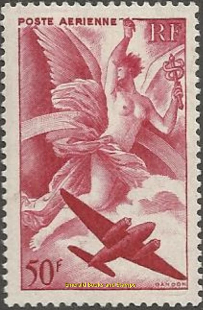 EBS France 1946 - Airmail - Goddess Iris & Plane - YT PA17 - MNH**