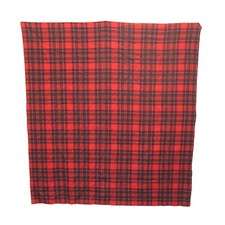 Plaid Print Fabric Poly Blend Woven 50 x 55 inch READ