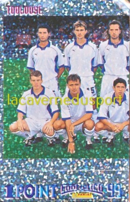 359 TEAM TEAM 1/2 FOLIE # TOULOUSE FC TFC STICKER PANINI FOOT 1998 1999