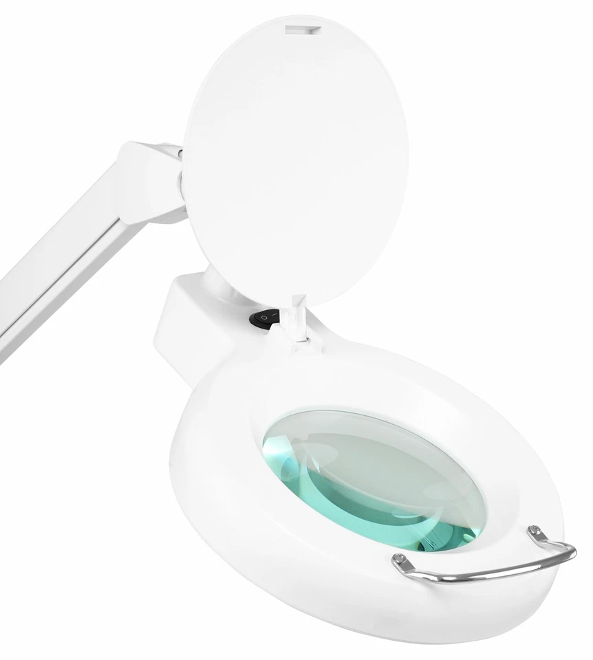 LED Lupenleuchte Lupenlampe Arbeitsleuchte Tischlampe 125mm 5 Dioptrien Linse - Bild 2 von 4