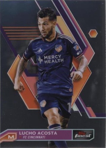 2024 Topps Finest MLS Lucho Acosta Gold Refractor 38/50 Prized 