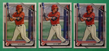 2024 Topps Bowman Baseball lot KEVIN SIM #BP-34 base x3, Diamondbacks prospect.
