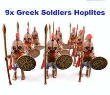 Playmobil Ancient Greece Hoplite Spartan Figures 9x Greek Army Soldiers New