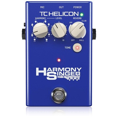 TC Helicon Vocal Compact Effects Pedal Harmony/Reverb/Tone Harmony Singer 2 New
