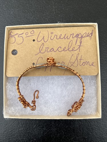 handmade Copper bracelet - Picture 2 of 2