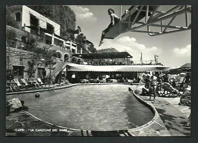 Capri (Naples): La canzone del mare - swimming pool - untraveled postcard
