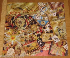 Games People Played - Vintage Springbok 500 Piece Puzzle - Assembled