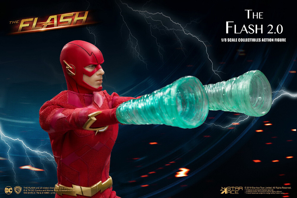 STAR ACE TOYS The Flash 2.0 Action Figure 8.6in Doll Model Deluxe