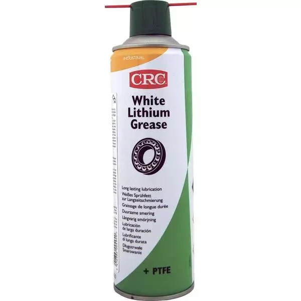 Grasso a iniezione bianco con PTFE 500 ml WHITE LITHIUM GREASE CRC