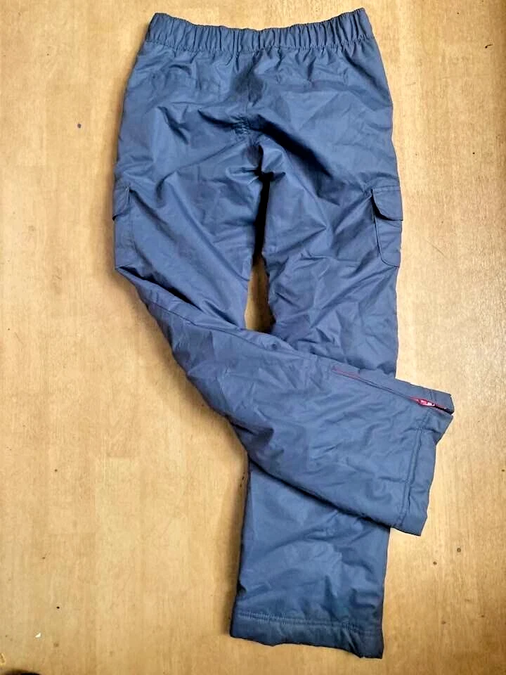 Pantalones de nieve KNIGHT TIME grises resistentes al agua talla grande (10-12) azul marino antiguo juvenil Foto 4 de 4