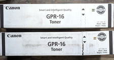   Canon 9634A003AA GPR-16 Black Toner Cartridge Lot of 2  