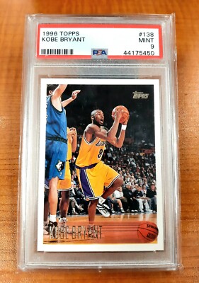 1996-1997 Topps #138 Kobe Bryant PSA 9 MINT! | eBay