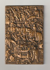 Plaque Médaille ,PARIS- Fluctuat Nec Mergitur-2000 ans d'Histoire -1951