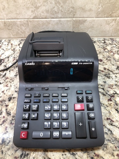 casio fr 2650t 12 digits