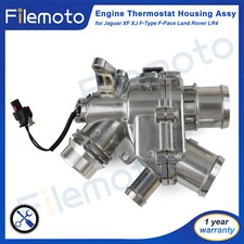Aluminum Thermostat Housing Assy for Jaguar XF XJ F-Type F-Pace Land Rover LR4