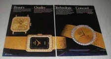 1981 Concord Watches Ad - Beauty Quality Technology